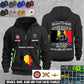 Personalized Belgium Soldier/ Veteran With Name, Year And Rank Zip Hoodie Multicolor - 17667936