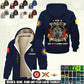 Personalized Belgium Soldier/ Veteran With Name And Rank Hoodie Zip Velvet Coat - 17552160