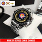 Personalized Name Belgium Soldier/Veterans Men Quartz Wristwatch - 17683488