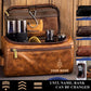 Personalized Belgium Soldier/ Veteran With Name And Rank Leather Toiletry Bag - 17555616