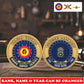 Personalized Belgium Veteran/ Soldier With Rank, Name And Year Challenge Coin - 17729280