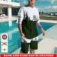 Personalized Belgium Soldier/Veteran with Rank and Name Combo T-Shirt Broad Short All Over Printed - 17746560