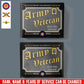 Personalized Belgium Soldier/ Veteran With Rank, Year And Name Leather Wallet - 17685216