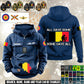 Personalized Belgium Soldier/Veteran Vintage Hoodie All Over Printed - 1760400001