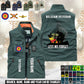 Personalized Belgium Soldier/ Veteran With Name & Rank Sleeveless Jacket Multicolor - 17632512