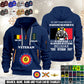 Personalized Belgium Soldier/ Veteran With Name, Year And Rank Zip Hoodie Multicolor - 17643744