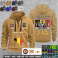 Personalized Belgium Soldier/ Veteran With Name, Year And Rank Zip Hoodie Multicolor - 17667072
