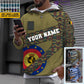 Personalized Belgium Soldier/ Veteran Camo With Name And Rank Hoodie 3D Printed - 17065728