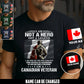 Personalized Name Canadian Soldier/ Veteran T-Shirt - 17546976