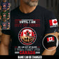 Personalized Name Canadian Soldier/ Veteran T-Shirt - 1754697601