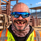 Bull Riding funny face balaclava - Style 2