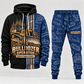 bulldozer operator full-zip hoodie and matching joggers - navy catalog view