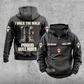 Bull Rider Proud Walk Vintage Hoodie in Dark Gray, front and back views with sample text CUSTOM NAME and SINCE 2000, western riding boot artwork, and I WALK THE WALK / PROUD / BULL RIDER lettering.