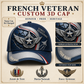 Personalized Name France Soldier/Veterans All Over Printed Baseball Cap - QK1779667229