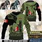 Personalized Canada Soldier/Veteran Camo with Name and Rank Hoodie All Over Printed - 17648064