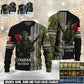 Personalized Canada Soldier/Veteran Camo with Name and Rank Ugly Sweater All Over Printed - 17616960