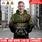 Personalized Canada Soldier/Veteran Camo with Name and Rank Hoodie Sweater All Over Printed - 1761350403