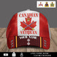 Personalized Name & Rank Canada Soldier/Veterans Baseball Cap - 1760054405