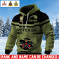 Personalized Canada Soldier/ Veteran With Rank And Name 3D Waffle Hoodie - 17695584