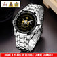 Personalized Name And Year Canada Soldier/Veterans Men Quartz Wristwatch - 17682624