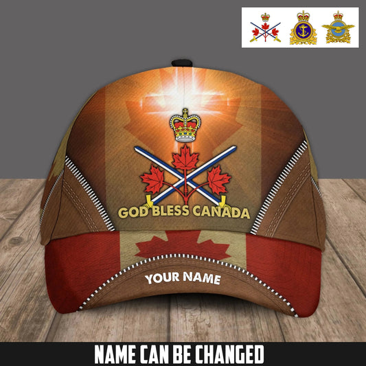 Personalized Name Canada Soldier/Veterans Baseball Cap - 1760054406
