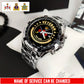 Personalized Name Canada Soldier/Veterans Men Quartz Wristwatch - 17683488
