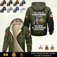 Personalized Canada Soldier/ Veteran With Name And Rank Hoodie Zip Velvet Coat - 17551296