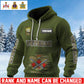 Personalized Canada Soldier/ Veteran With Rank And Name 3D Waffle Hoodie - 17694720