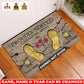Personalized Canada Soldier/ Veteran Camo With Rank, Name and Year Doormat 3D Printed - 17747424