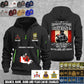 Personalized Canada Soldier/ Veteran With Name, Year And Rank Zip Hoodie Multicolor - 17667936