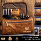 Personalized Canada Soldier/ Veteran With Name And Rank Leather Toiletry Bag - 17555616
