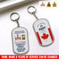Personalized Rank And Name And Year Canada Soldier/Veterans Acrylic Keychain - 17681760