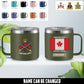 Personalized Canada Soldier/ Veteran With Name  Stainless Steel Coffee Mug Printed - 1761177602
