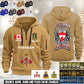 Personalized Canada Soldier/ Veteran With Name, Year And Rank Zip Hoodie Multicolor - 17642880