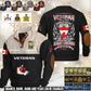 Personalized Canada Soldier/ Veteran With Name, Year And Rank Sports Sweatshirt - 17644608