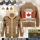 Personalized Canada Soldier/ Veteran With Name And Rank Cargo Fleece Jacket - 1765843200