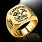 Carpenter Classic Emblem ring in Gold, showing CUSTOM NAME and SINCE 2000