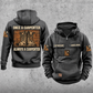 Carpenter Once and Always Vintage Hoodie in Dark Gray, front and back views with sample text CUSTOM NAME and SINCE 2000, hammer-and-square motifs and framed work-boot back artwork.