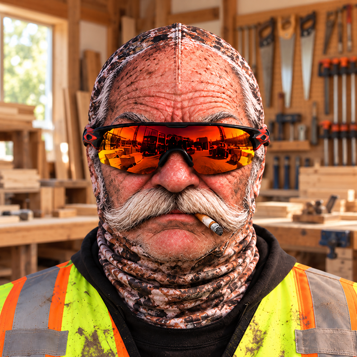 Carpenter funny face balaclava - Style 1