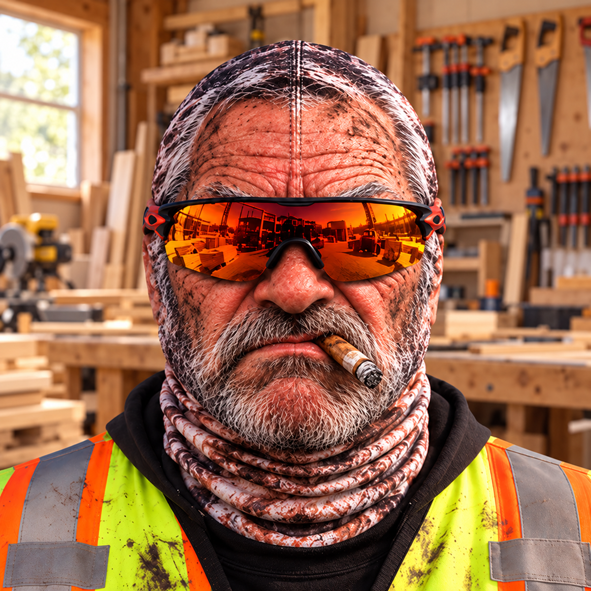Carpenter funny face balaclava - Style 10