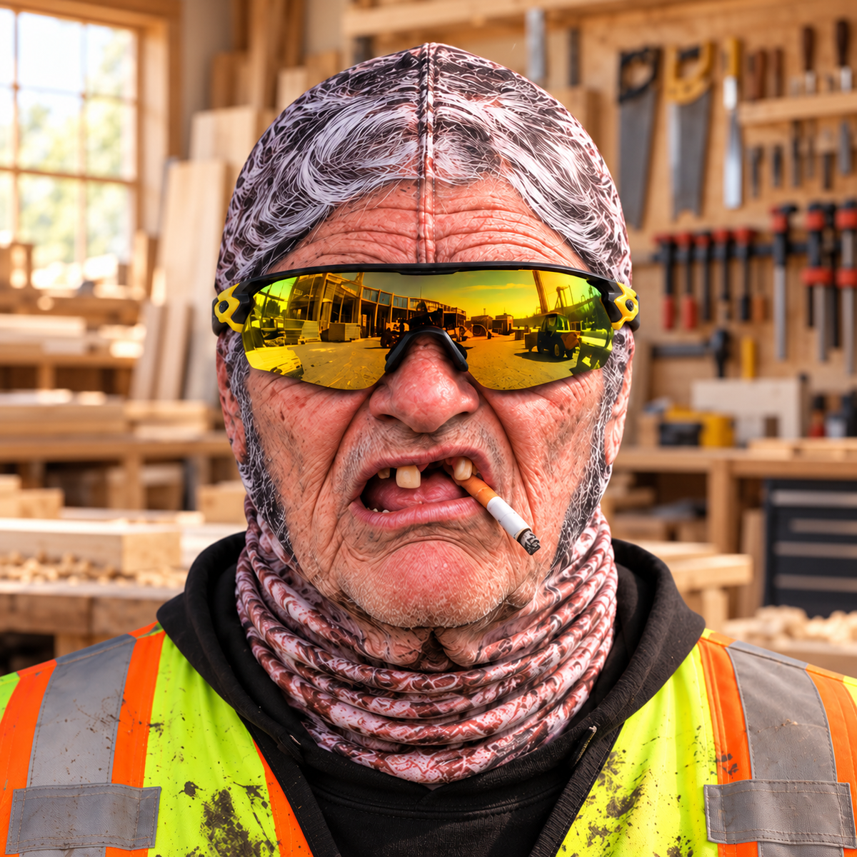 Carpenter funny face balaclava - Style 3