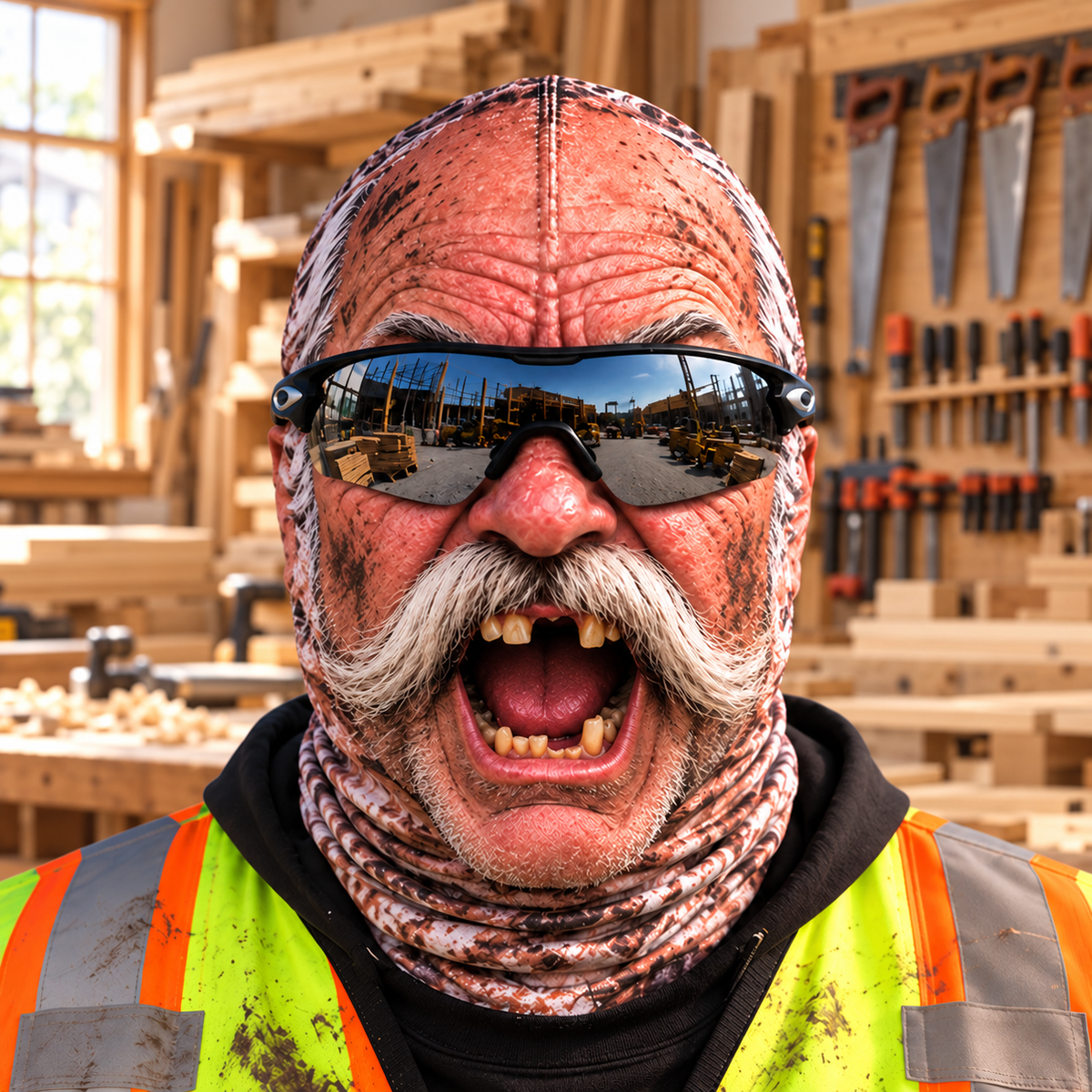 Carpenter funny face balaclava - Style 6