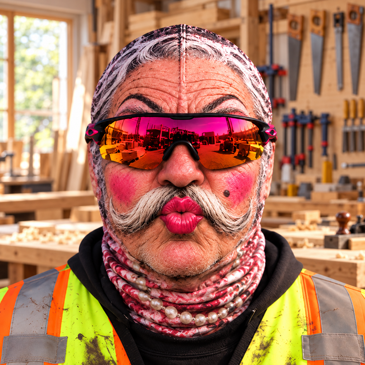 Carpenter funny face balaclava - Style 7