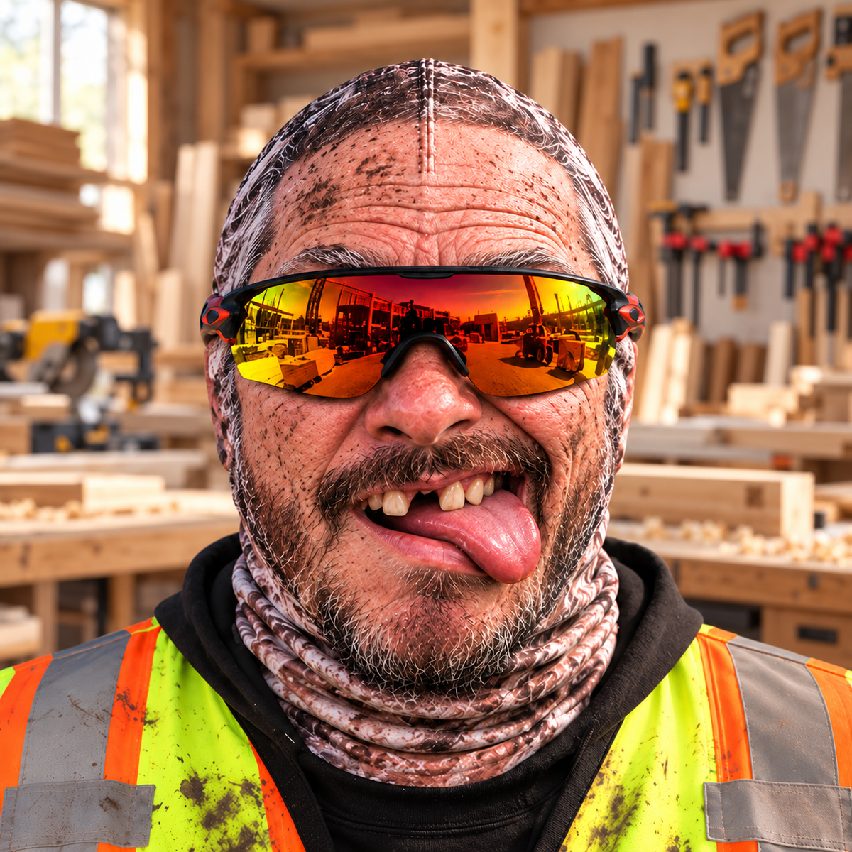Carpenter funny face balaclava - Style 9