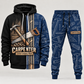 Carpenter full-zip hoodie and matching joggers - navy catalog view