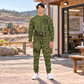 Personalized 627 Twin-Engine Scraper Operator Combo Sweater + Jogger in Olive, sweater and jogger artwork with YOUR NAME and SINCE 2000 sample text.