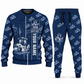 Personalized CB10 Tandem Roller Operator Combo Sweater + Jogger in navy, sweater and jogger artwork with YOUR NAME and SINCE 2000 sample text.