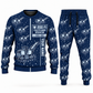 Personalized W 200 Fi Cold Planer Operator Combo Sweater + Jogger in navy, sweater and jogger artwork with YOUR NAME and SINCE 2000 sample text.