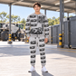 Personalized WR 250i Road Reclaimer Operator Combo Sweater + Jogger in Light Gray, sweater and jogger artwork with YOUR NAME and SINCE 2000 sample text.