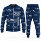 Personalized Vermeer D60x90 S3 HDD Directional Drill Combo Sweater + Jogger in navy, sweater and jogger artwork with YOUR NAME and SINCE 2000 sample text.